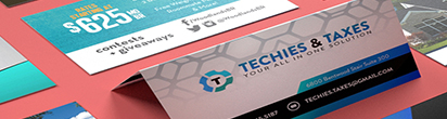 Folded Business Card Printing